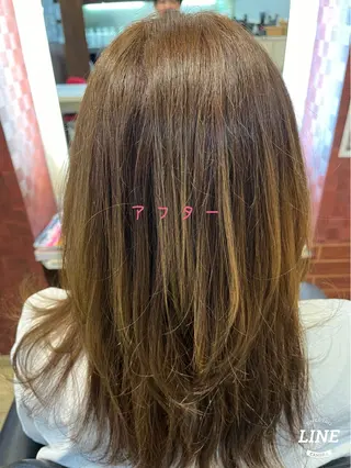 ロング カラー 織田 英之のヘアスタイル