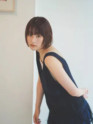 カラー 櫻井園子🌸 縮毛矯正のヘアスタイル