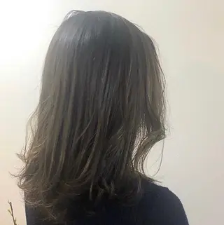 ミディアム カラー 髪質改善サロン 梅田/ヨナミネのヘアスタイル