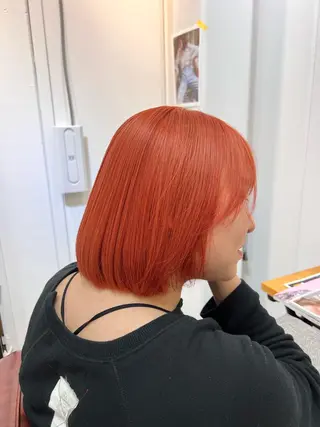 ミディアム カラー 松坂 真衣のヘアスタイル