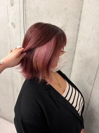 ショート カラー 高橋 風羽のヘアスタイル