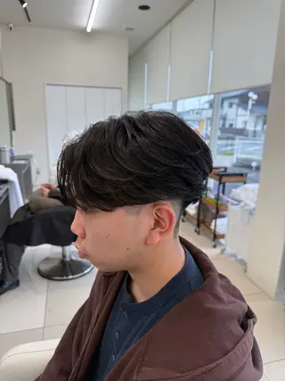 ミディアム メンズ特化美容師 /真家雅樹🔥のヘアスタイル