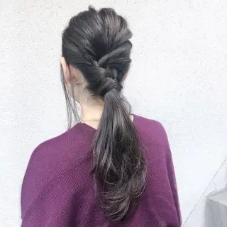 セミロング カラー ヘアアレンジ KONOMI スタイリストのヘアスタイル