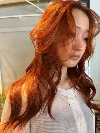 ロング カラー ヘアアレンジ 似合わせヘア🪐 デザインMAMIのヘアスタイル