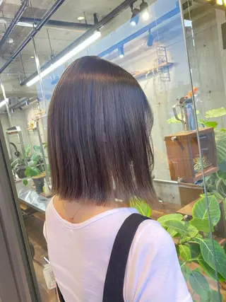 ミディアム カラー 暖色系カラー まおのヘアスタイル