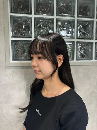ロング 長崎 紗南のヘアスタイル