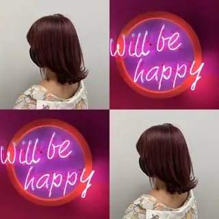 ミディアム 🪞透明感カラー🫧 縮毛矯正🥇かずきのヘアスタイル