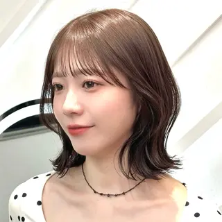 ショート カラー 原宿/韓国ボブ /くびれボブ/優希のヘアスタイル