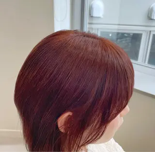 ミディアム カラー tiel 小山莉々のヘアスタイル