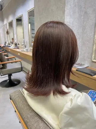 カラー 榎本 雪来のヘアスタイル