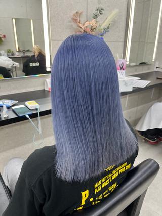ミディアム PSY(サイ) AIRIのヘアスタイル