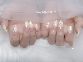 ネイル HANA 長さだしのネイルデザイン