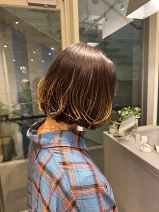 カラー ryona🎀 /ボブ/ブロンドのヘアスタイル