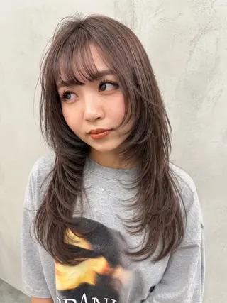 ロング カラー Haru/THREE …by velvetのヘアスタイル