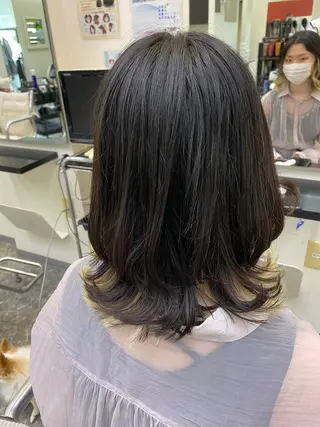 セミロング 🐥日比野 令🐥のヘアスタイル