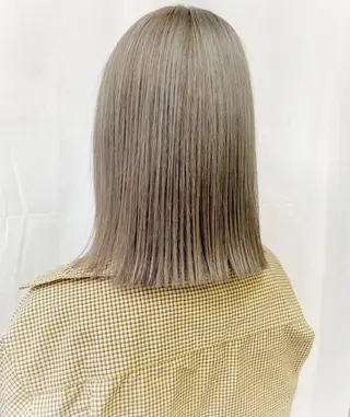 ミディアム カラー ヘアアレンジ ヘアセット🎀パーマ Tsubasaのヘアスタイル