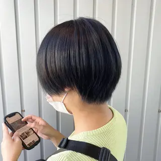 ショート レイヤー・ハッシュ ウルフ・武蔵小杉のヘアスタイル