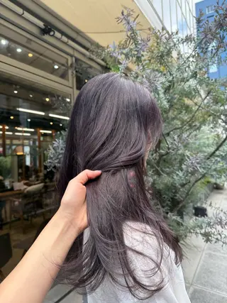 ロング カラー 明津 桜空のヘアスタイル