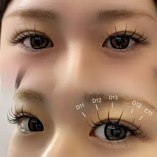 マツエク・マツパ Reeyes mimikoのマツエク・マツパデザイン