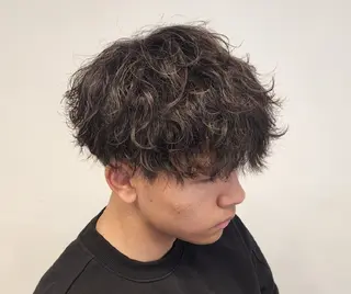 ショート パーマ メンズ 【イケメン風パーマ】 SHOFYのヘアスタイル