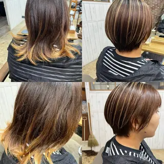 ショート Hair ruup 平良那生のヘアスタイル