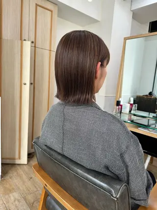 ミディアム カラー パーマ ヘアアレンジ メンズ キッズ 顔まわりで差がつく 🌿似合わせカットのヘアスタイル
