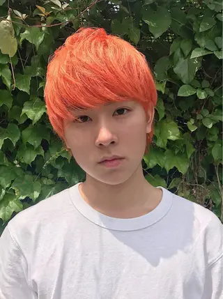 ショート カラー メンズ 山下 亮輔のヘアスタイル