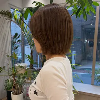 ショート カラー 🦖渋谷ハイトーン/ ボブ/MOEKA🦕のヘアスタイル