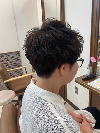 パーマ メンズ 中村 かずはのヘアスタイル
