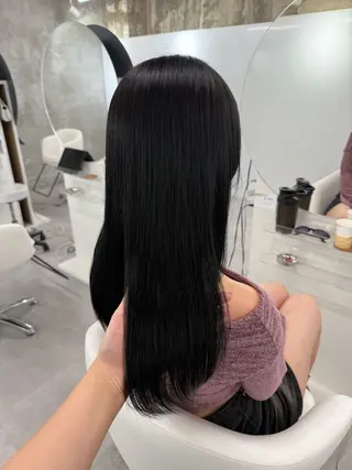 ロング カラー yuuna ✮ door whiteのヘアスタイル