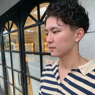 ショート パーマ メンズ hiro【沿線で叶う 似合わせhair】のヘアスタイル