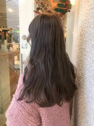 ロング カラー ヘアアレンジ mina 🐈‍⬛ ラフな似合わせヘアのヘアスタイル