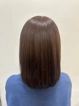 ミディアム 🍊小川実里🍊 /カラーレイヤーのヘアスタイル