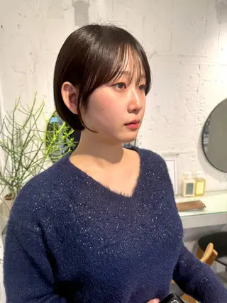 ショート カラー 骨格診断で絶対可愛い ✨丸みショート✨凌弥のヘアスタイル