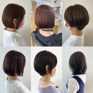 ショート カラー 間水 和樹のヘアスタイル
