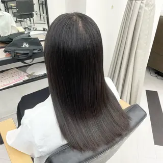 セミロング カラー パーマ ヘアアレンジ メンズ mona/ ストレートスタイル✨のヘアスタイル