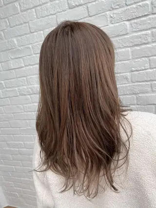 ロング カラー 川合 勇気のヘアスタイル