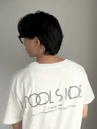 パーマ メンズ kosoraレイヤー ハイトーン/デザインのヘアスタイル