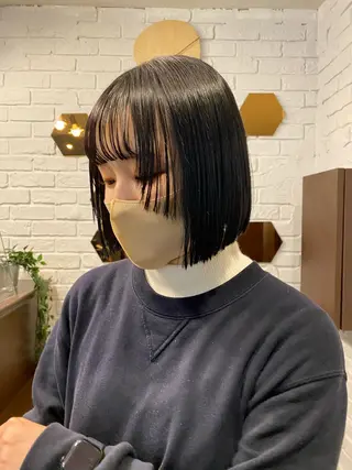 ミディアム カラー ヘアアレンジ レイヤーカット×髪質 改善🇰🇷シオリのヘアスタイル