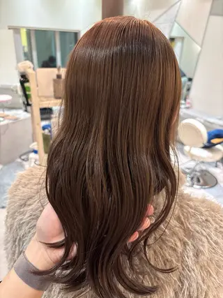 セミロング カラー みく⌇Amas 〚カットモデル募集〛のヘアスタイル