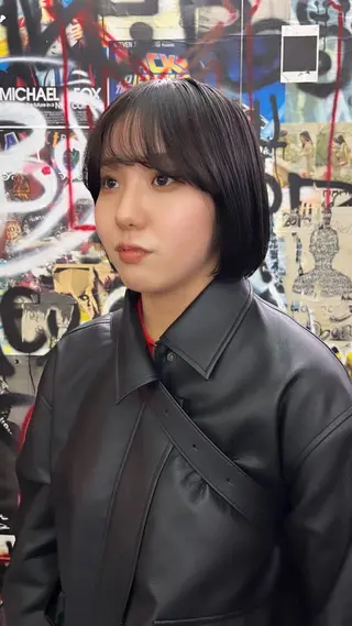ショート カラー eri kinjoのヘアスタイル