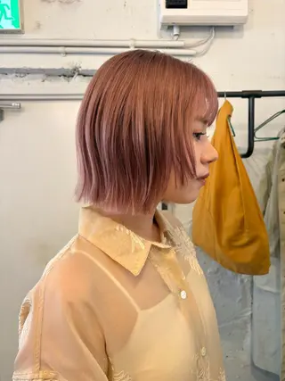 ミディアム カラー ＊UNU＊ RICOのヘアスタイル