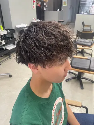 ショート パーマ メンズ メンズ専門サロン wokeのヘアスタイル