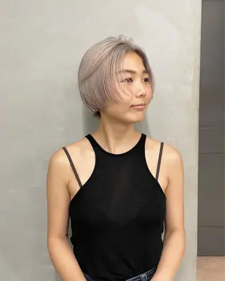 ショート カラー 佐伯 和佳のヘアスタイル