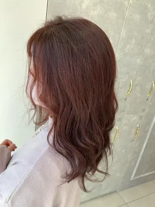 セミロング カラー ヘアアレンジ stylist N0Nのヘアスタイル