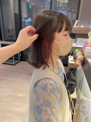ミディアム カラー 🎀女性専門サロン RION🌸のヘアスタイル
