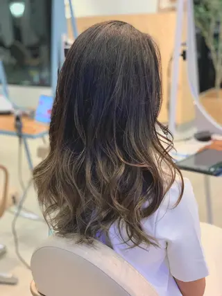 ロング カラー 北川 拓也のヘアスタイル