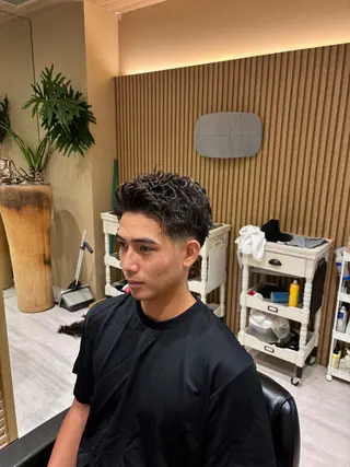 ショート 加藤 颯のヘアスタイル