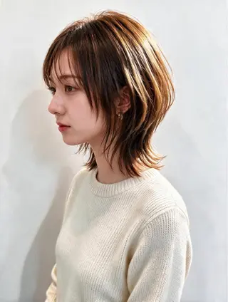 ミディアム MATSU DAのヘアスタイル