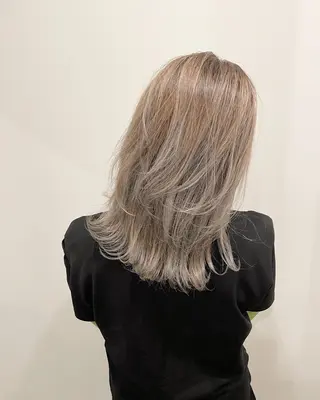 ミディアム カラー ニュアンスカラー🫧 加納のヘアスタイル